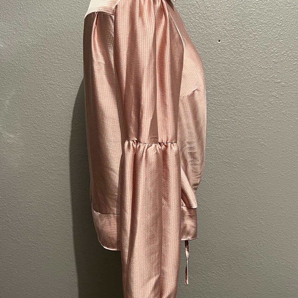 Michael Kors Blush Wrap Blouse - Picture 2 of 7